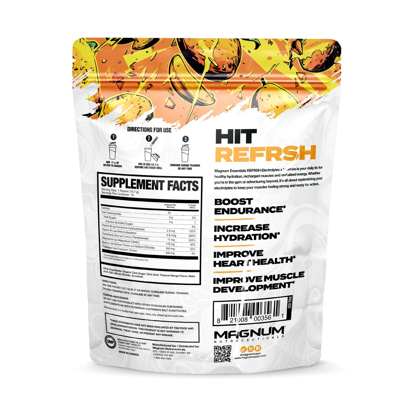 REFRSH ELECTROLYTES X VITAMINS