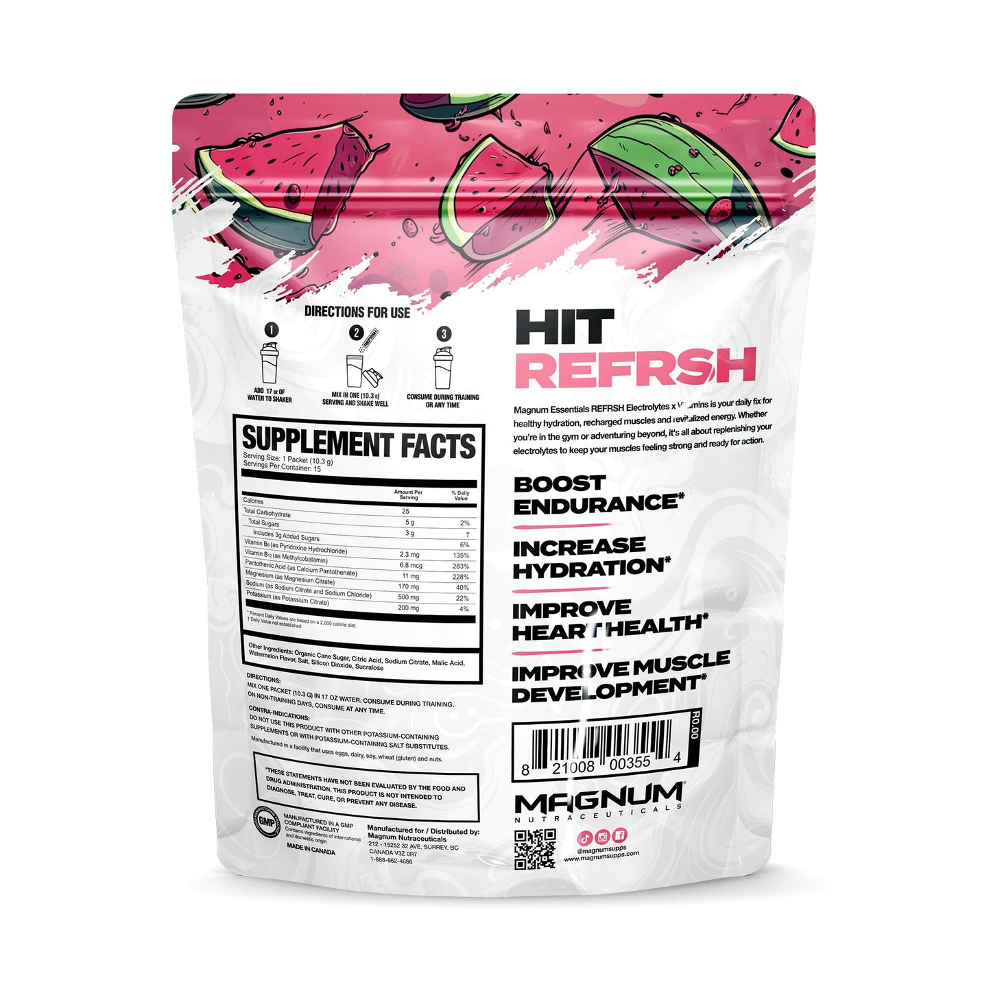 REFRSH ELECTROLYTES X VITAMINS